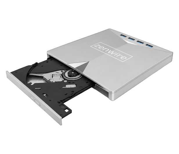 Zenwire Napęd Zewnętrzny CD DVD HUB USB-C 3.0 H61 - 1604627 - zdjęcie 2